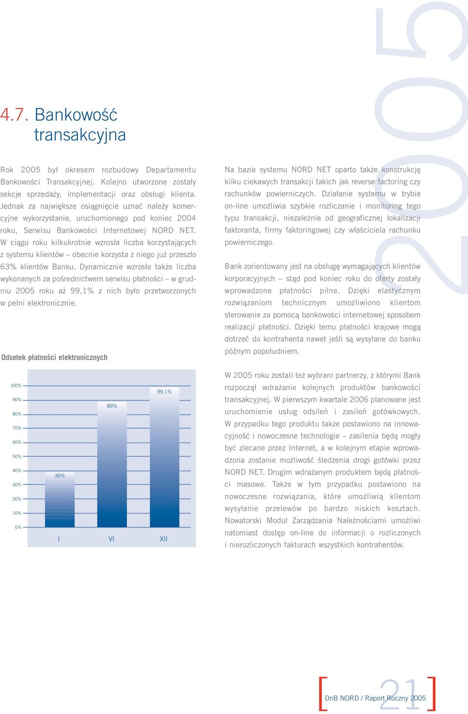 W ciągu roku kilkukrotnie wzrosła liczba korzystających z systemu klientów obecnie korzysta z niego już przeszło 63% klientów Banku.