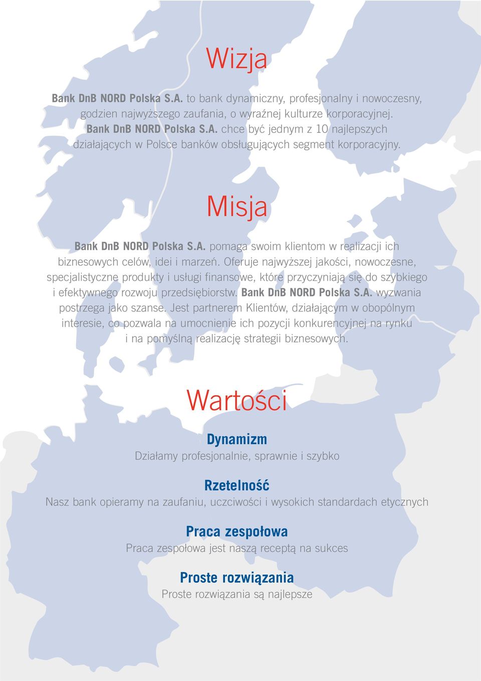 Oferuje najwyższej jakości, nowoczesne, specjalistyczne produkty i usługi finansowe, które przyczyniają się do szybkiego i efektywnego rozwoju przedsiębiorstw. Bank DnB NORD Polska S.A.