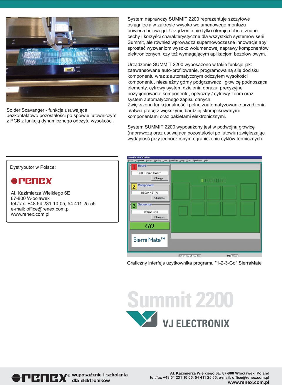 wolumenowej naprawy komponentów elektronicznych, czy te wymagaj¹cym aplikacjom bezo³owiowym.