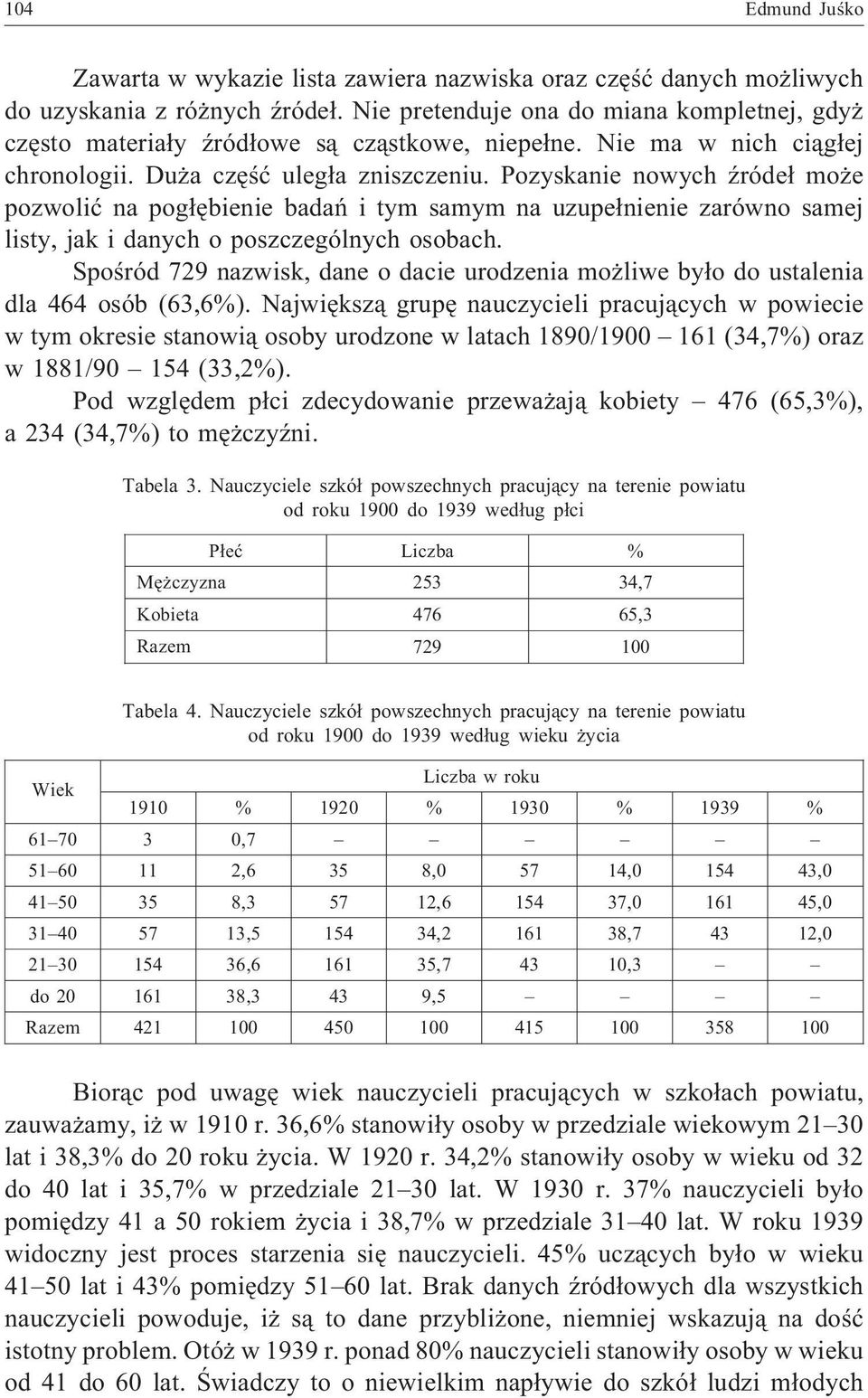 Pozyskanie nowych Ÿróde³ mo e pozwoliæ na pog³êbienie badañ i tym samym na uzupe³nienie zarówno samej listy, jak i danych o poszczególnych osobach.