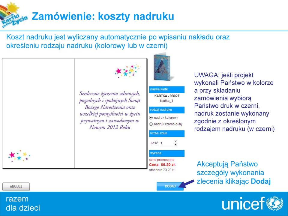 kolorze a przy składaniu zamówienia wybiorą Państwo druk w czerni, nadruk zostanie wykonany