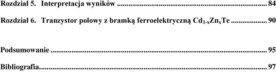 Tranzystor polowy z bramką