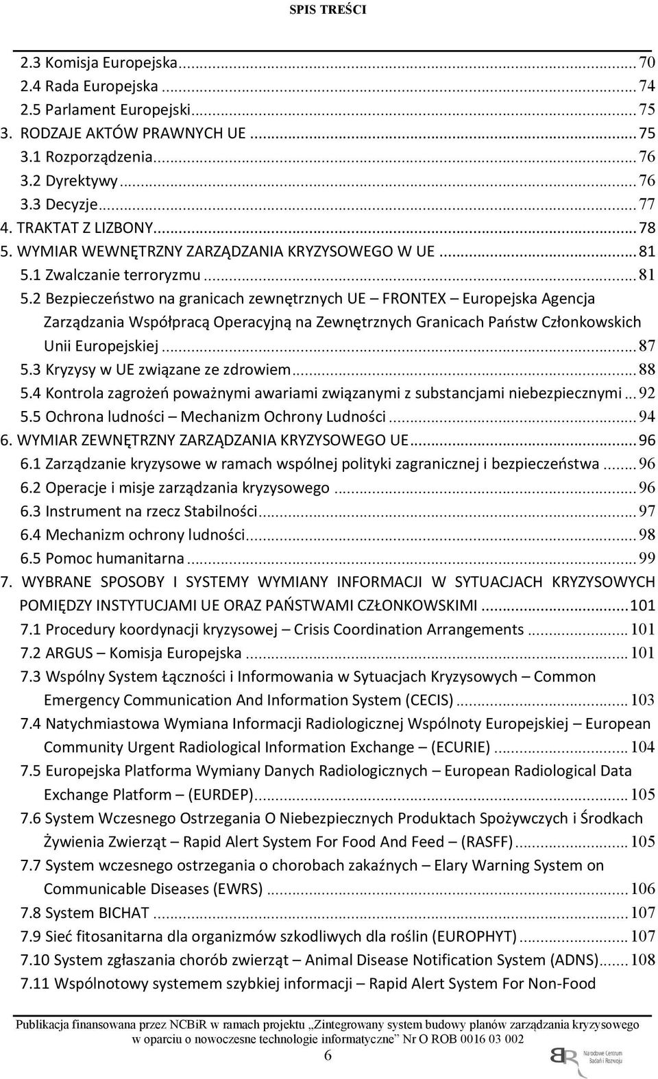 1 Zwalczanie terroryzmu... 81 5.