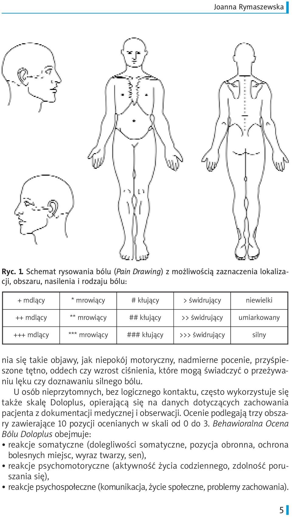 >> świdrujący umiarkowany +++ mdlący *** mrowiący ### kłujący >>> świdrujący silny nia się takie objawy, jak niepokój motoryczny, nadmierne pocenie, przyśpieszone tętno, oddech czy wzrost ciśnienia,