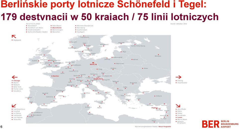 Tegel: 179 destynacji w