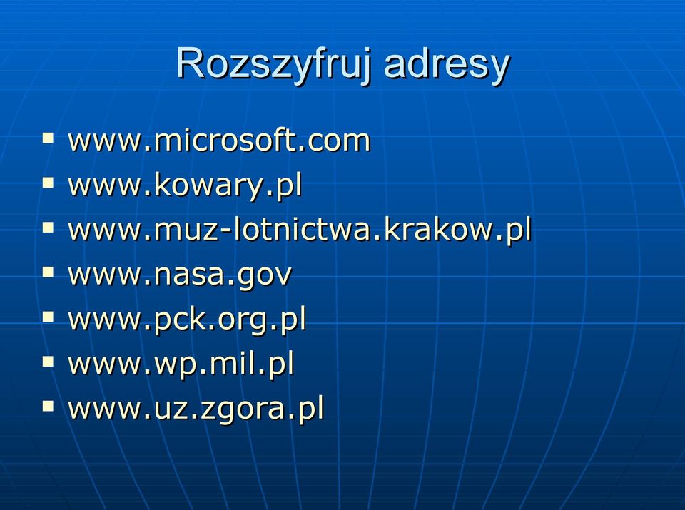 muz-lotnictwa.krakow.pl www.nasa.