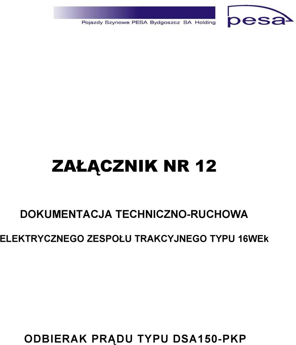 ELEKTRYCZNEGO ZESPOŁU