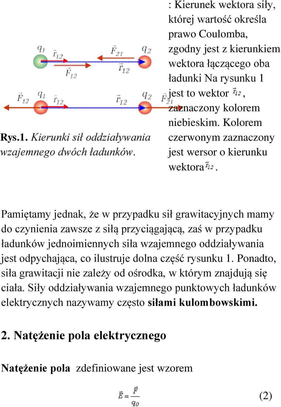 Kolorem czerwonym zaznaczony jest wersor o kierunku wektora.