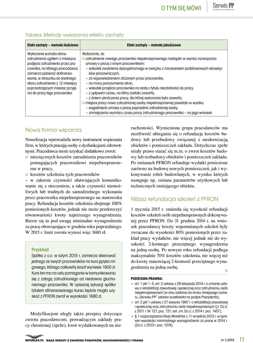 dofinansowanie, w stosunku do średniego stanu zatrudnienia z 12 miesięcy poprzedzających miesiąc przyjęcia do pracy tego pracownika Efekt zachęty metoda jakościowa Wykazanie, że: zatrudnienie nowego