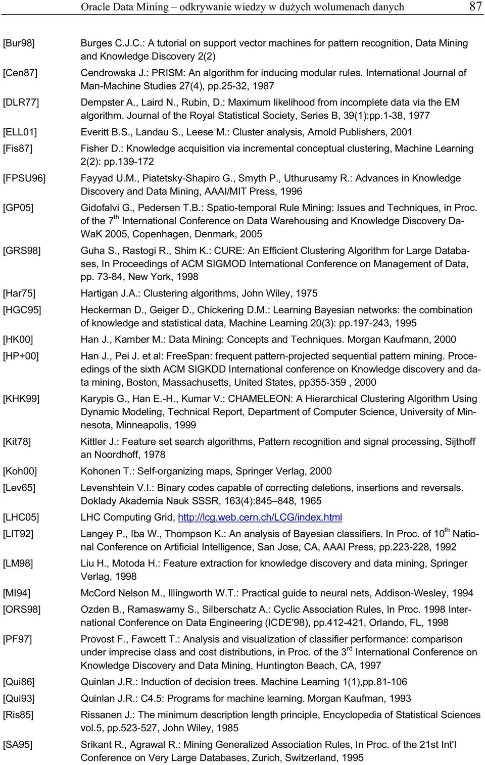 International Journal of Man-Machine Studies 27(4), pp.25-32, 1987 [DLR77] Dempster A., Laird N., Rubin, D.: Maximum likelihood from incomplete data via the EM algorithm.