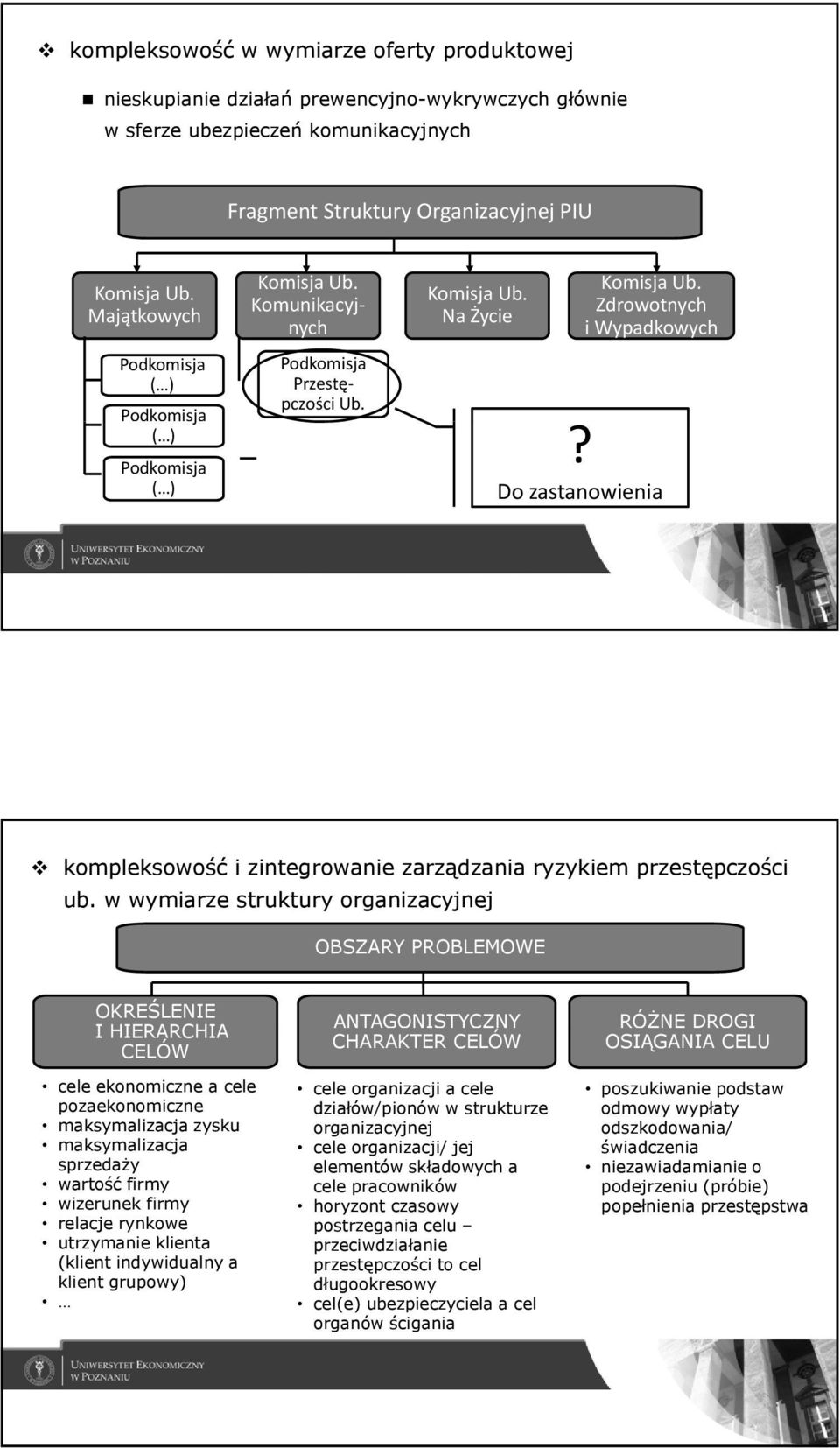 Do zastanowienia kompleksowość i zintegrowanie zarządzania ryzykiem przestępczości ub.