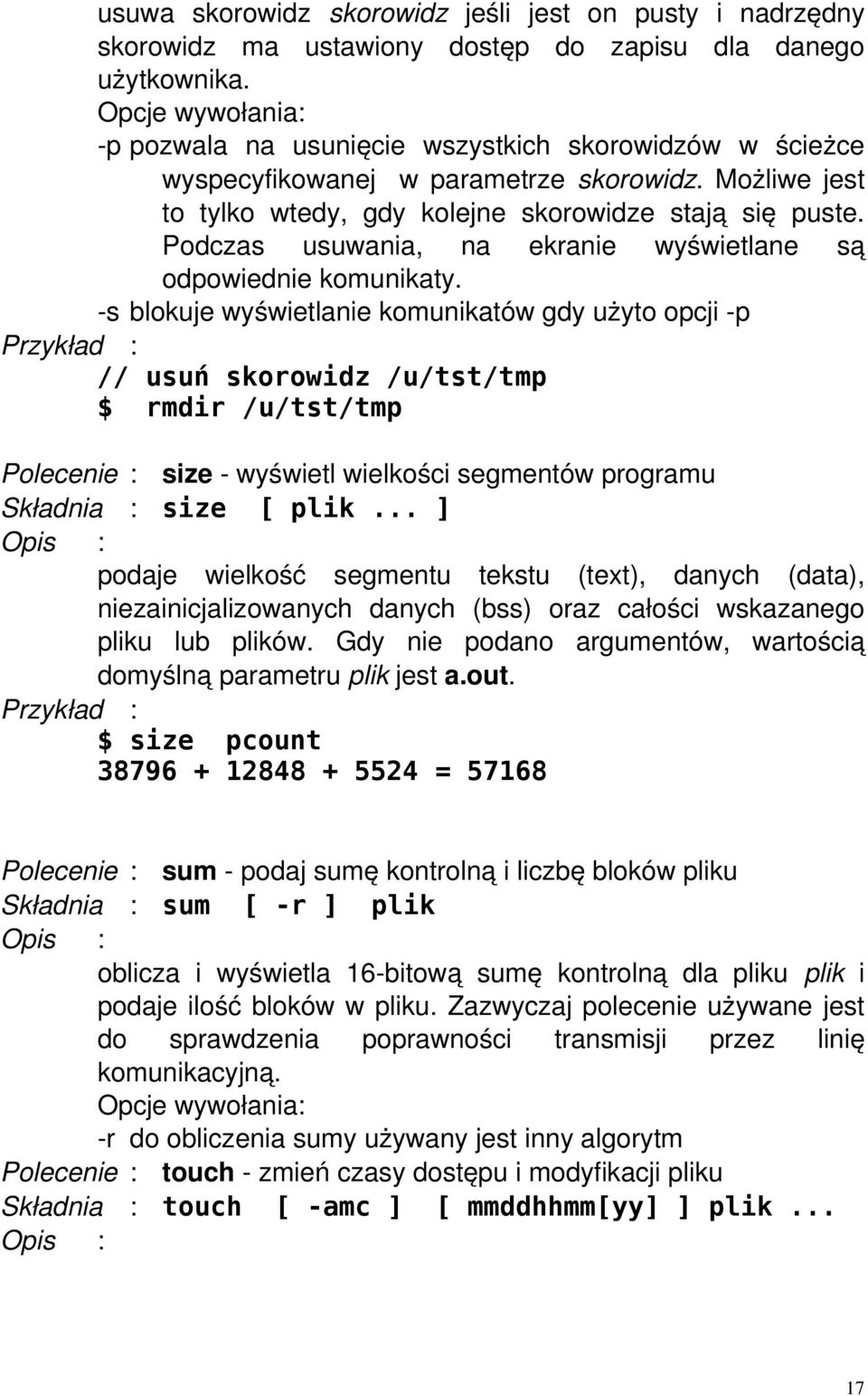 Podczas usuwania, na ekranie wyświetlane są odpowiednie komunikaty.