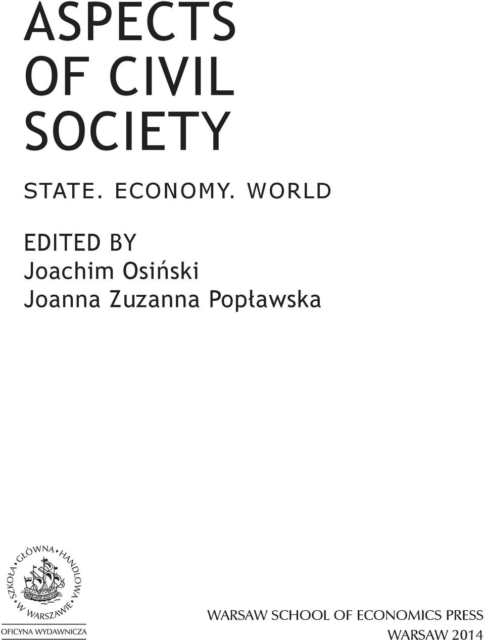 WORLD EDITED BY Joachim Osiński