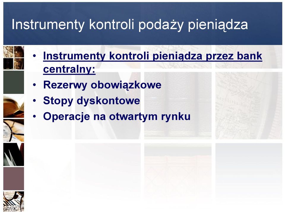 bank centralny: Rezerwy obowiązkowe