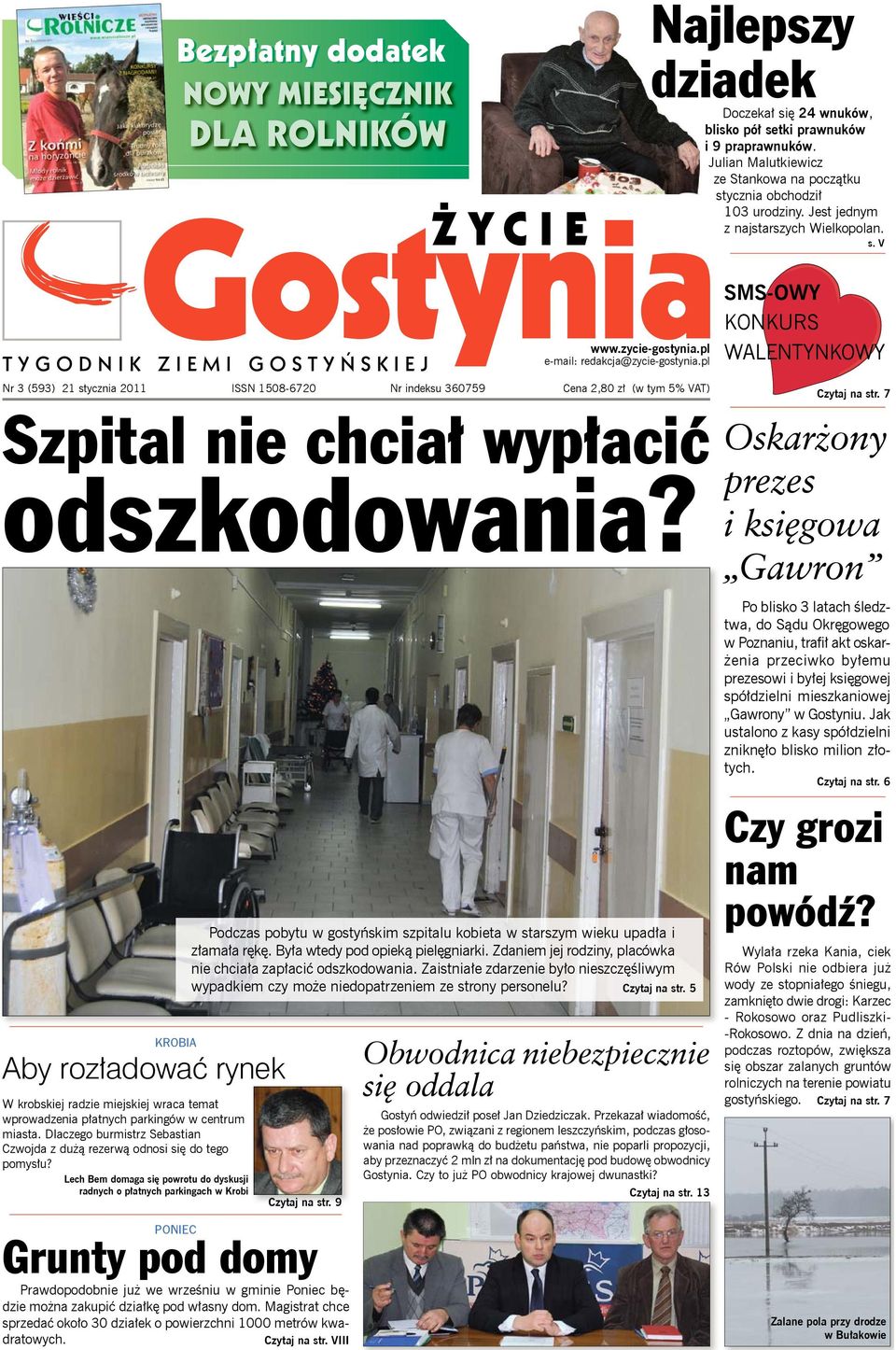 pl Nr ISSN 1508-6720 Nr indeksu 360759 Cena 2,80 zł (w tym 5% VAT) Szpital nie chciał wypłacić odszkodowania?