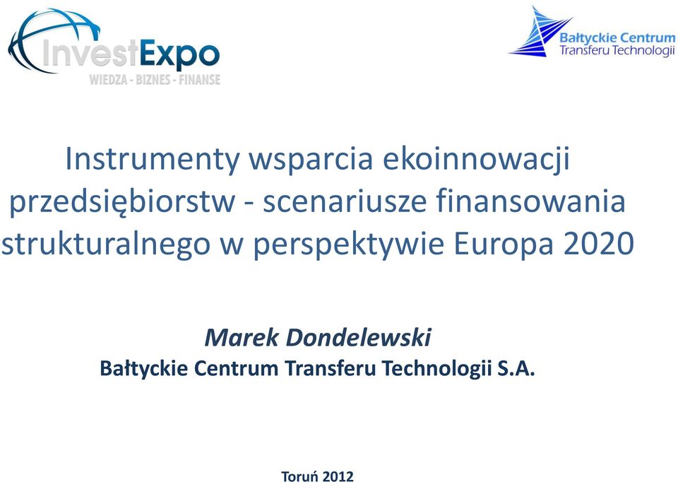 strukturalnego w perspektywie Europa 2020 Marek