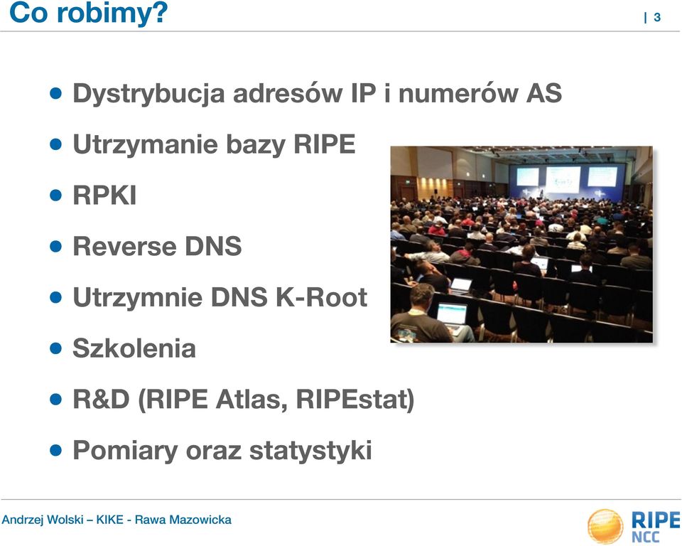 Utrzymanie bazy RIPE RPKI Reverse DNS