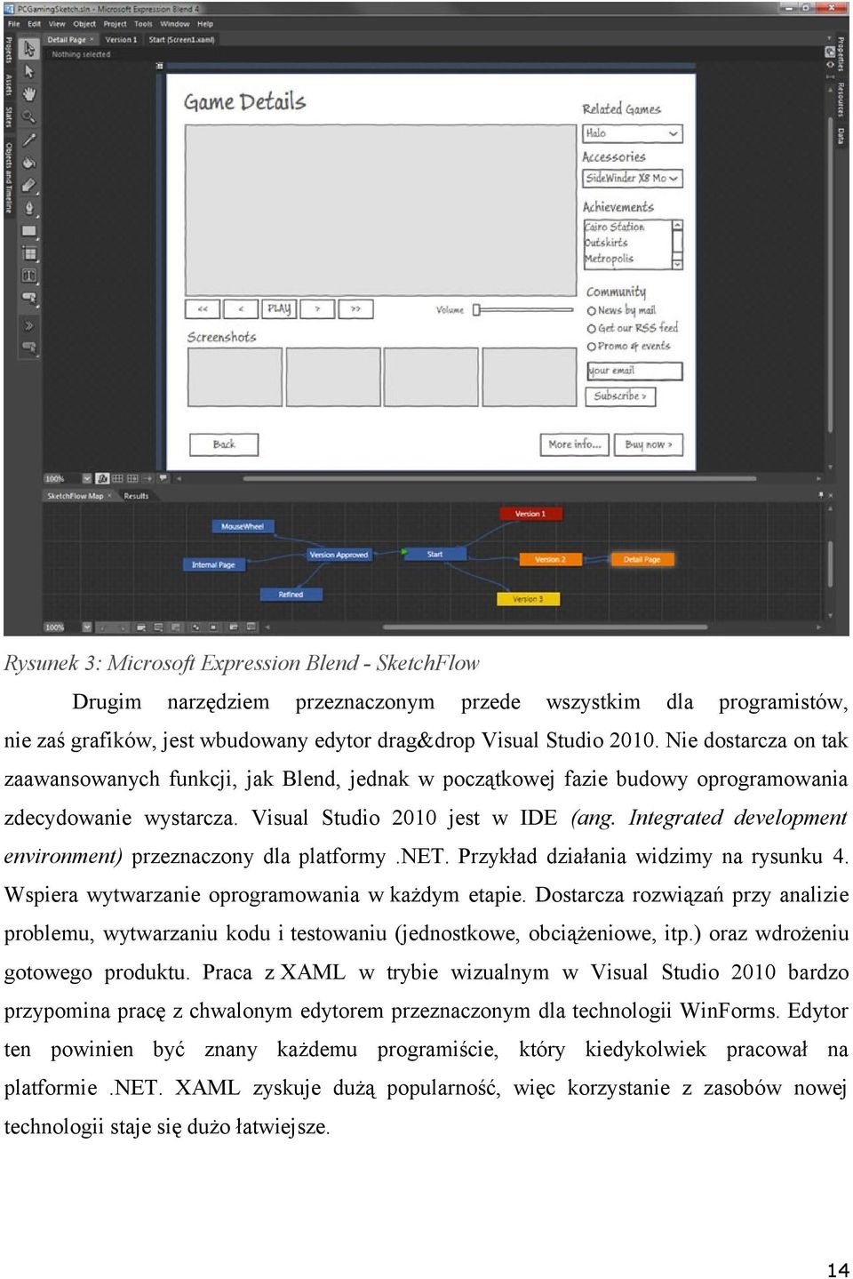 Integrated development environment) przeznaczony dla platformy.net. Przykład działania widzimy na rysunku 4. Wspiera wytwarzanie oprogramowania w każdym etapie.