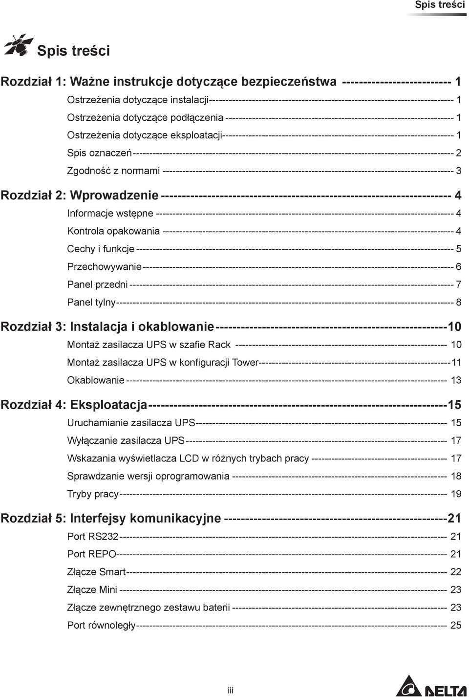 dotyczące eksploatacji---------------------------------------------------------------------- 1 Spis oznaczeń