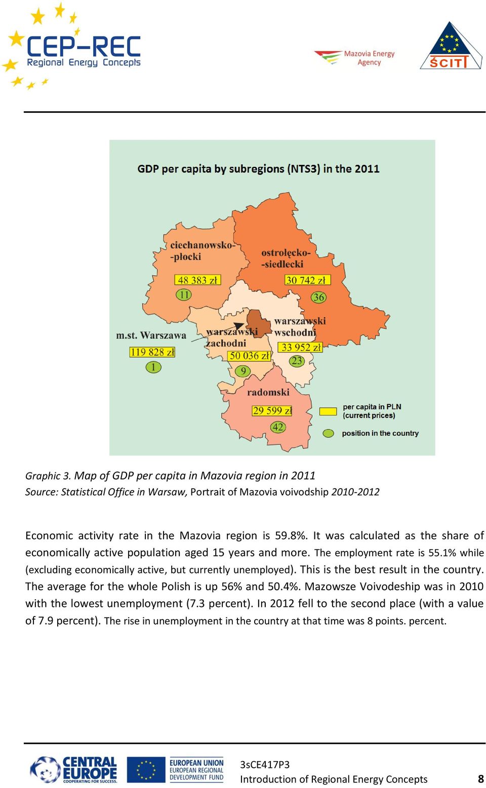 It was calculated as the share of economically active population aged 15 years and more. The employment rate is 55.1% while (excluding economically active, but currently unemployed).