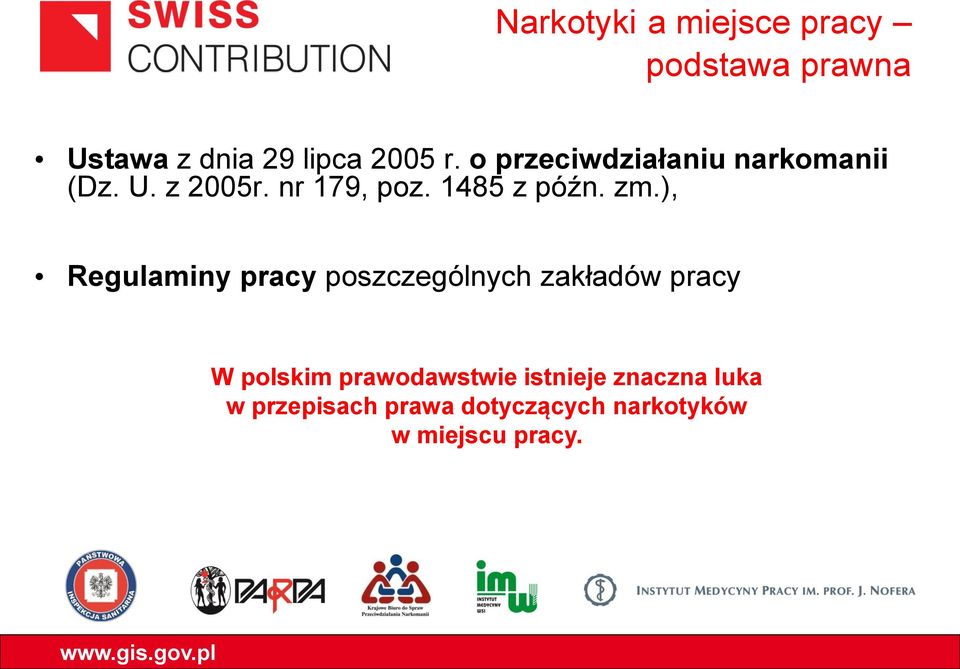 ), Regulaminy pracy poszczególnych zakładów pracy W polskim prawodawstwie