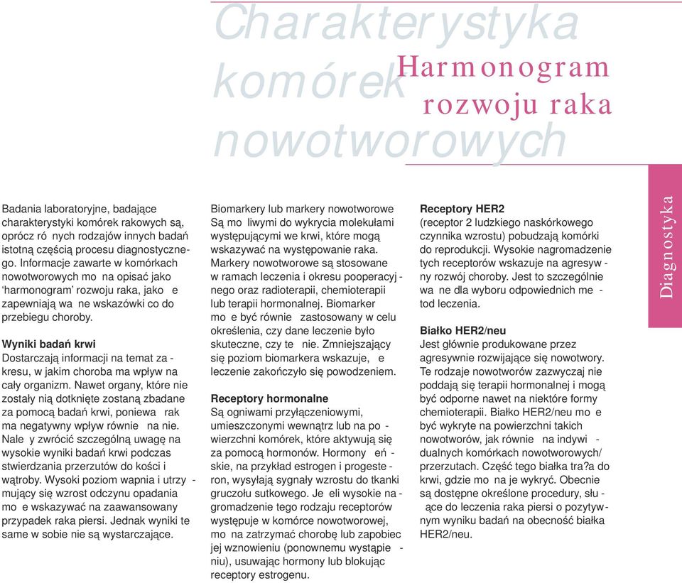 Wyniki badań krwi Dostarczają informacji na temat za - kresu, w jakim choroba ma wpływ na cały organizm.