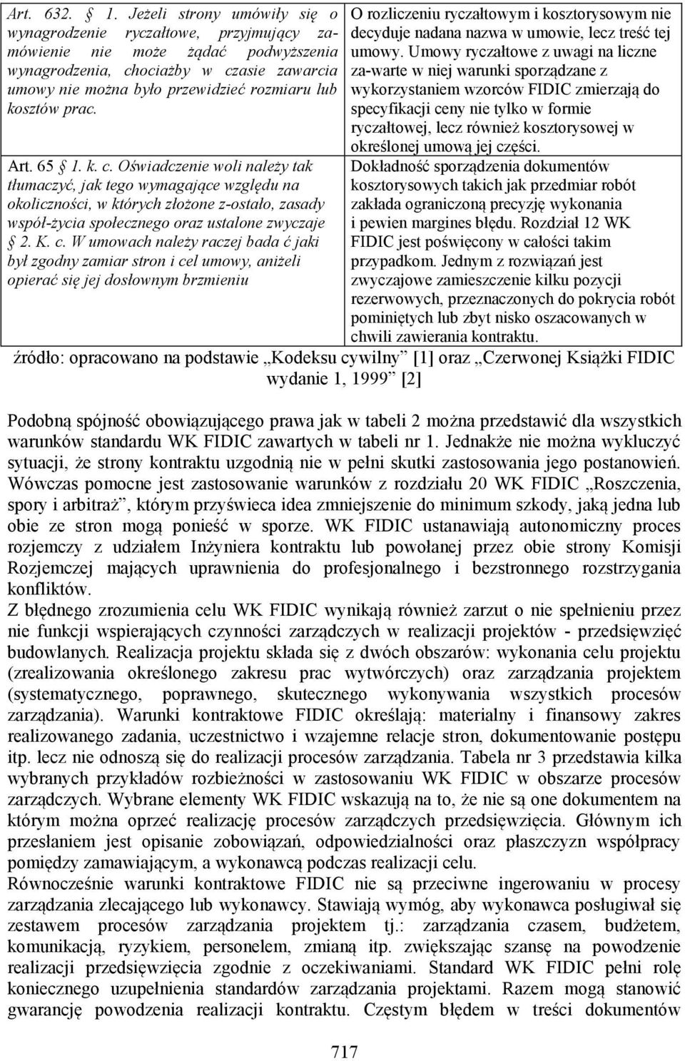 kosztów prac. O rozliczeniu ryczałtowym i kosztorysowym nie decyduje nadana nazwa w umowie, lecz treść tej umowy.