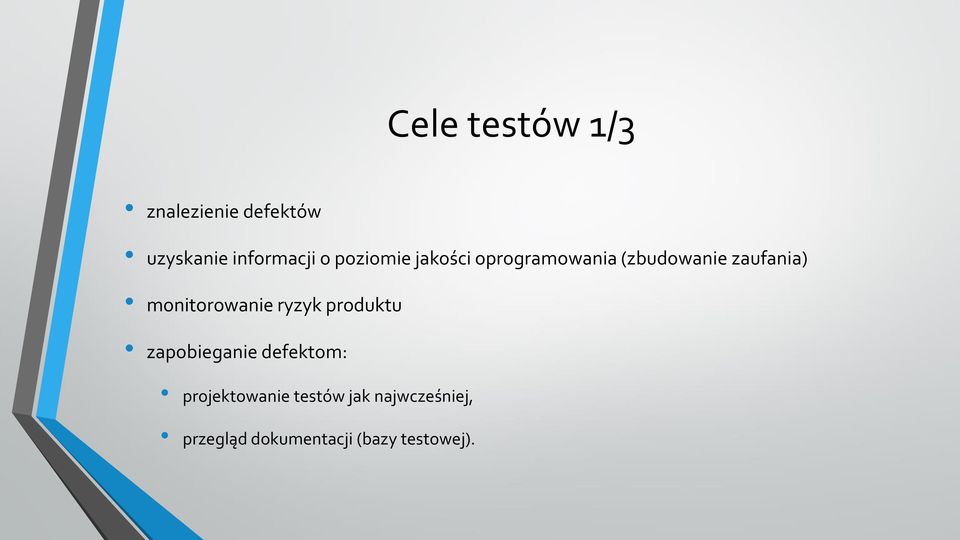 monitorowanie ryzyk produktu zapobieganie defektom: