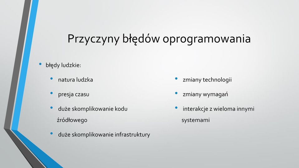 źródłowego zmiany technologii zmiany wymagań