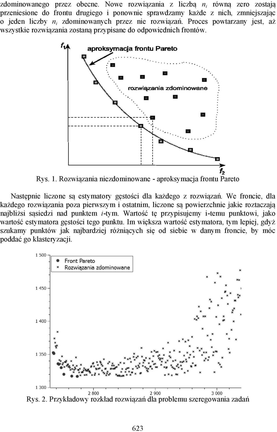 Proces powtarzany est, aż wszystkie rozwiązania zostaną przypisane do odpowiednich frontów. Rys. 1.