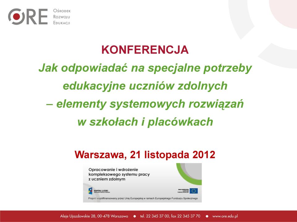 elementy systemowych rozwiązań w