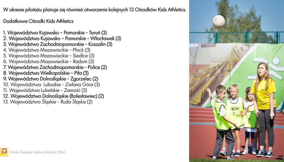 Województwo Mazowieckie - Siedlce (3) 6. Województwo Mazowieckie - Radom (3) 7. Województwo Zachodniopomorskie - Police (2) 8. Województwo Wielkopolskie Piła (3) 9.