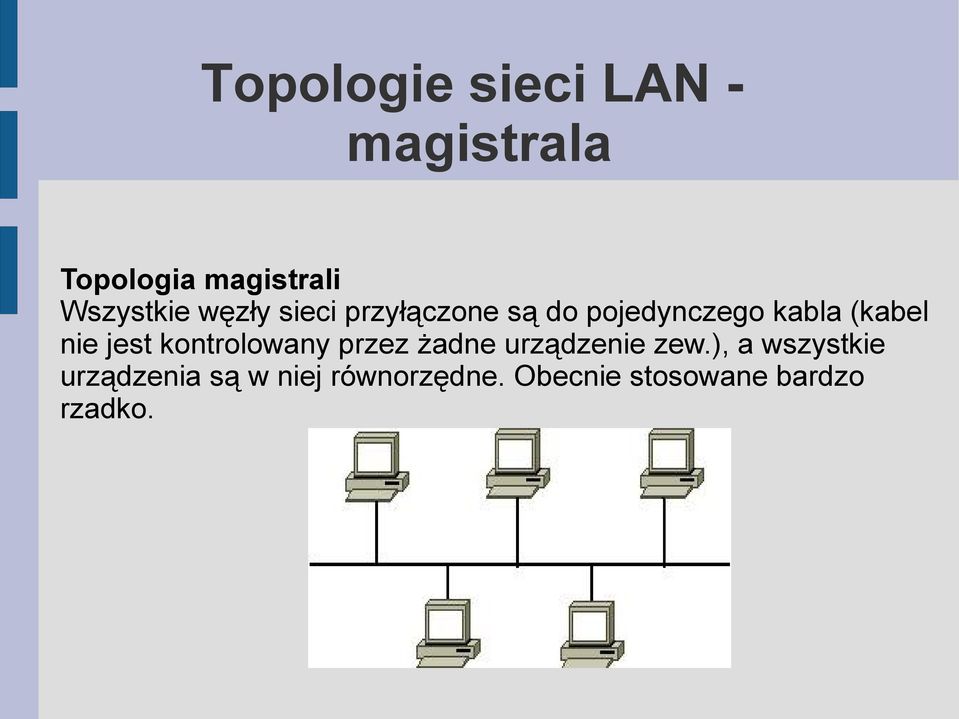 (kabel nie jest kontrolowany przez żadne urządzenie zew.