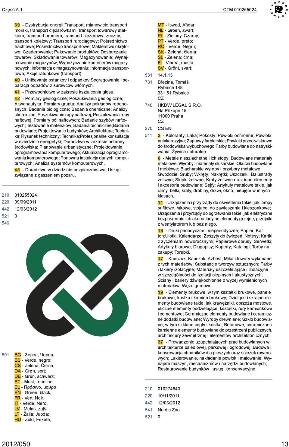 kolejowy; Transport rurociągowy; Pośrednictwo frachtowe; Pośrednictwo transportowe; Maklerstwo okrętowe; Czarterowanie; Pakowanie produktów; Dostarczanie towarów; Składowanie towarów; Magazynowanie;