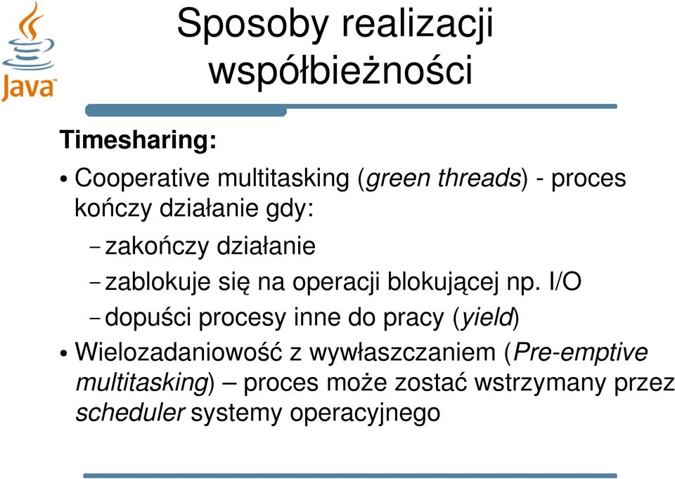 blokującej np.