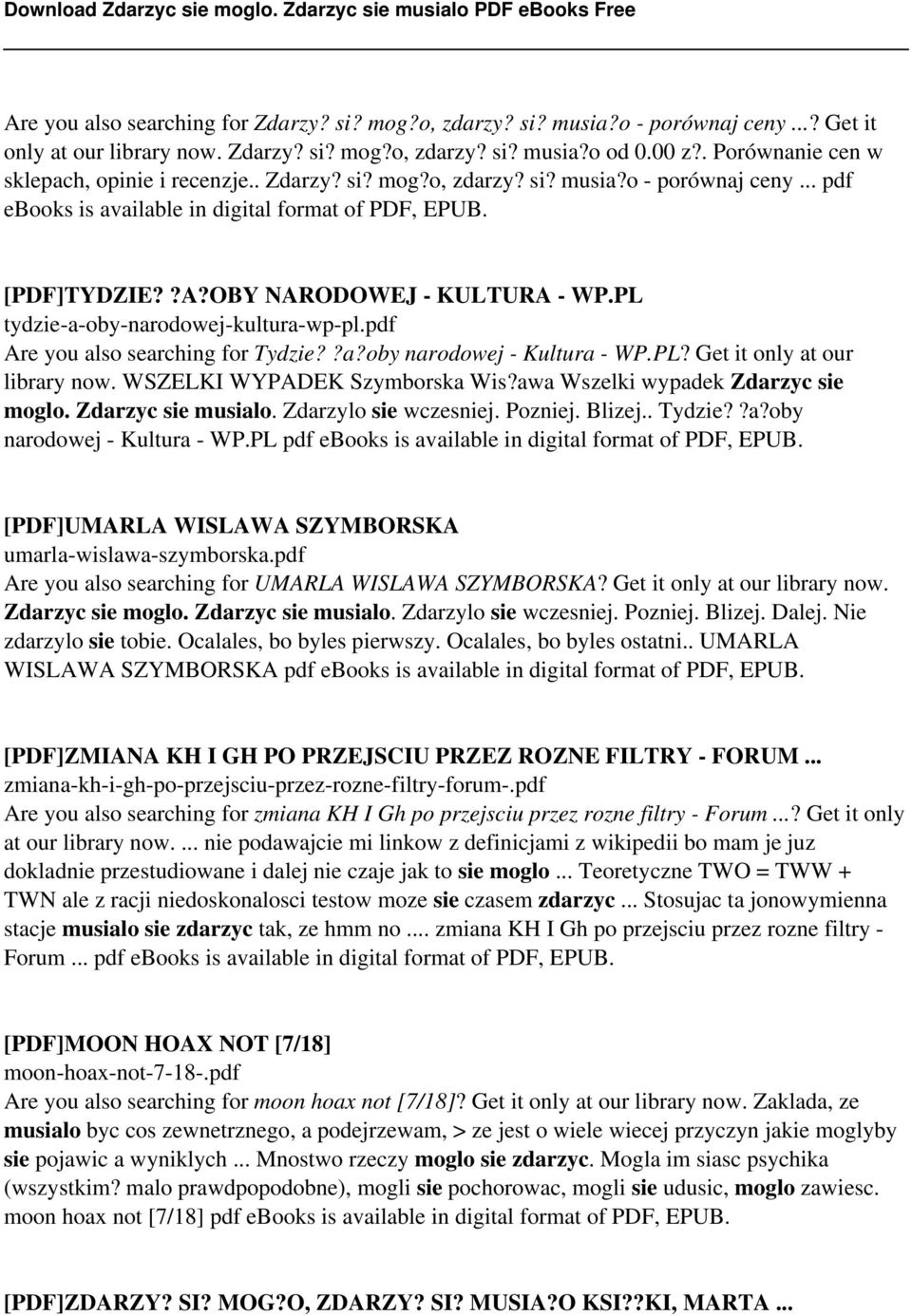 OBY NARODOWEJ - KULTURA - WP.PL tydzie-a-oby-narodowej-kultura-wp-pl.pdf Are you also searching for Tydzie??a?oby narodowej - Kultura - WP.PL? Get it only at our library now.