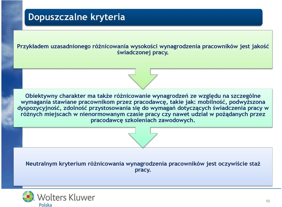 mobilność, podwyższona dyspozycyjność, zdolność przystosowania się do wymagań dotyczących świadczenia pracy w różnych miejscach w nienormowanym