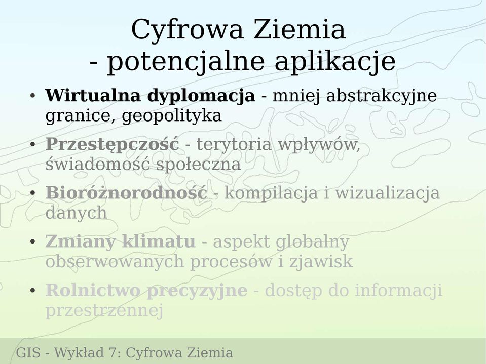 Bioróżnorodność - kompilacja i wizualizacja danych Zmiany klimatu - aspekt