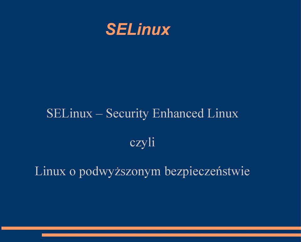 Linux czyli Linux o