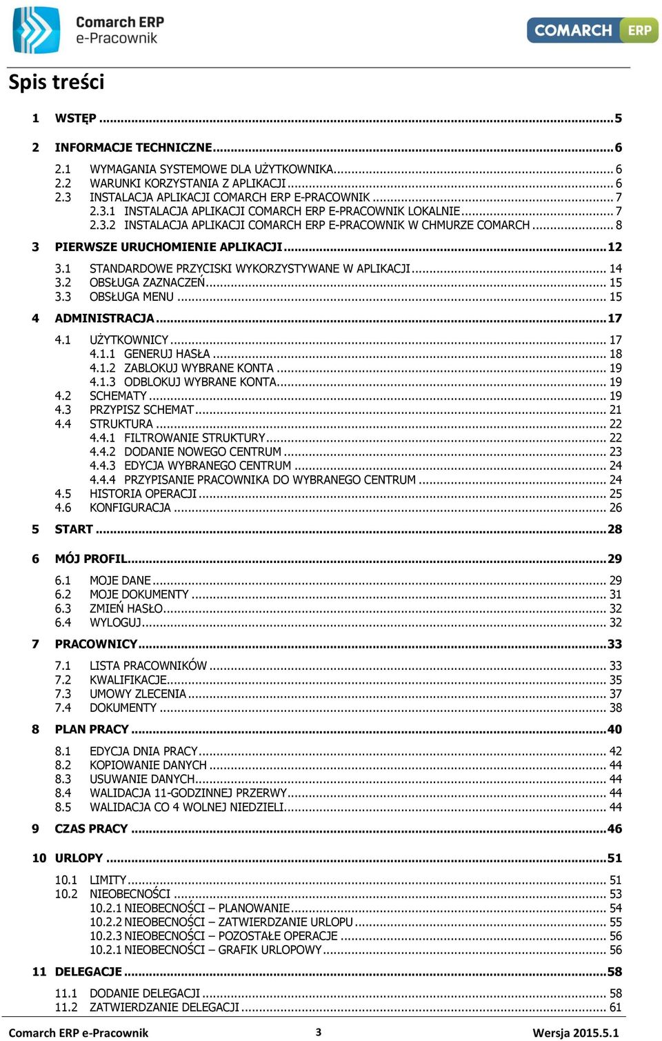 .. 15 3.3 OBSŁUGA MENU... 15 4 ADMINISTRACJA... 17 4.1 UŻYTKOWNICY... 17 4.1.1 GENERUJ HASŁA... 18 4.1.2 ZABLOKUJ WYBRANE KONTA... 19 4.1.3 ODBLOKUJ WYBRANE KONTA... 19 4.2 SCHEMATY... 19 4.3 PRZYPISZ SCHEMAT.