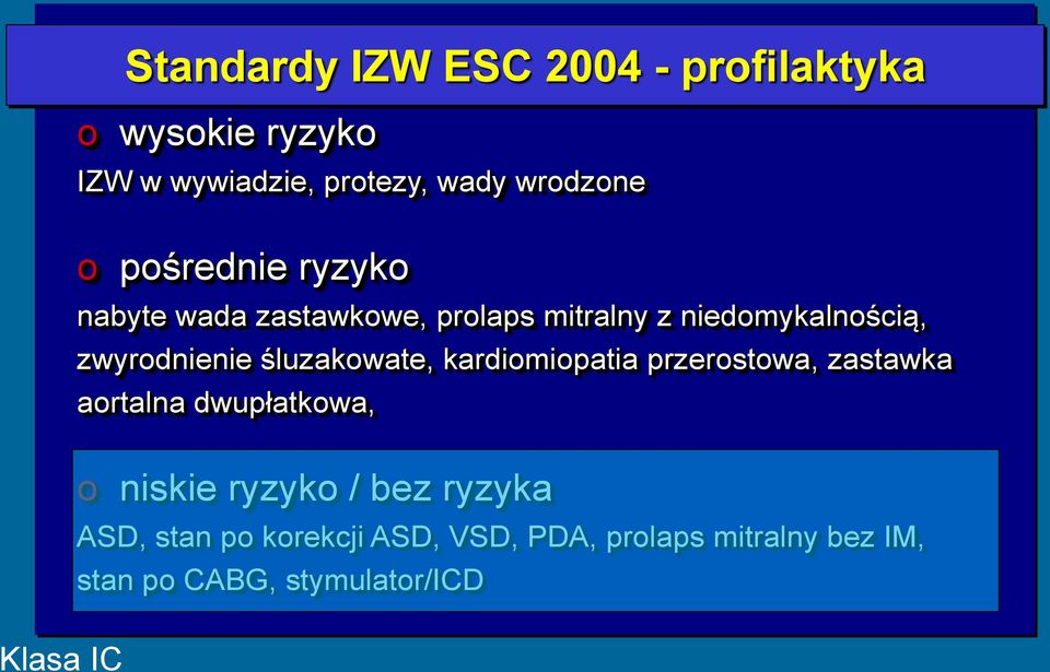 zwyrodnienie śluzakowate, kardiomiopatia przerostowa, zastawka aortalna dwupłatkowa, o niskie