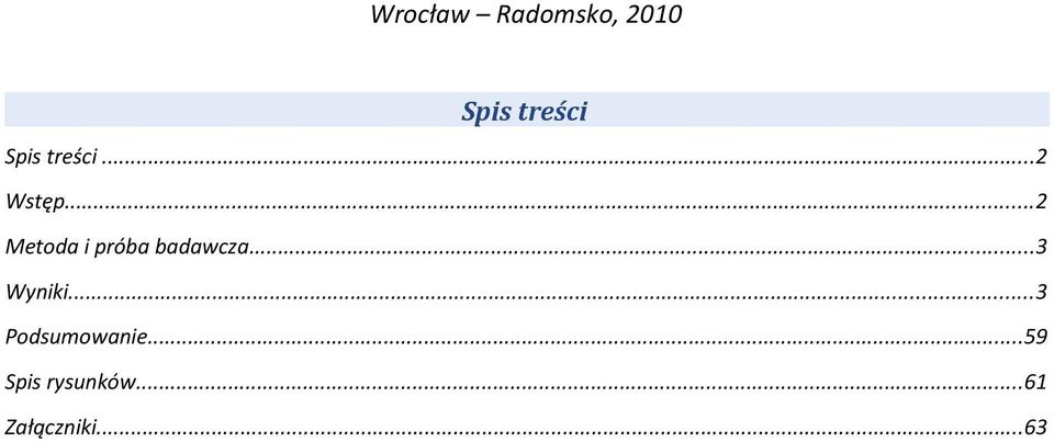 ..2 Metoda i próba badawcza...3 Wyniki.