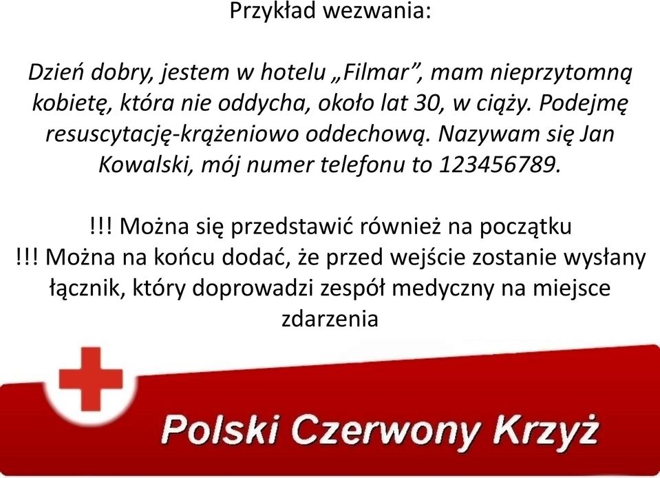 Nazywam się Jan Kowalski, mój numer telefonu to 123456789.