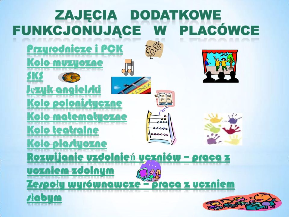 Koło plastyczne Rozwijanie uzdolnień uczniów praca z