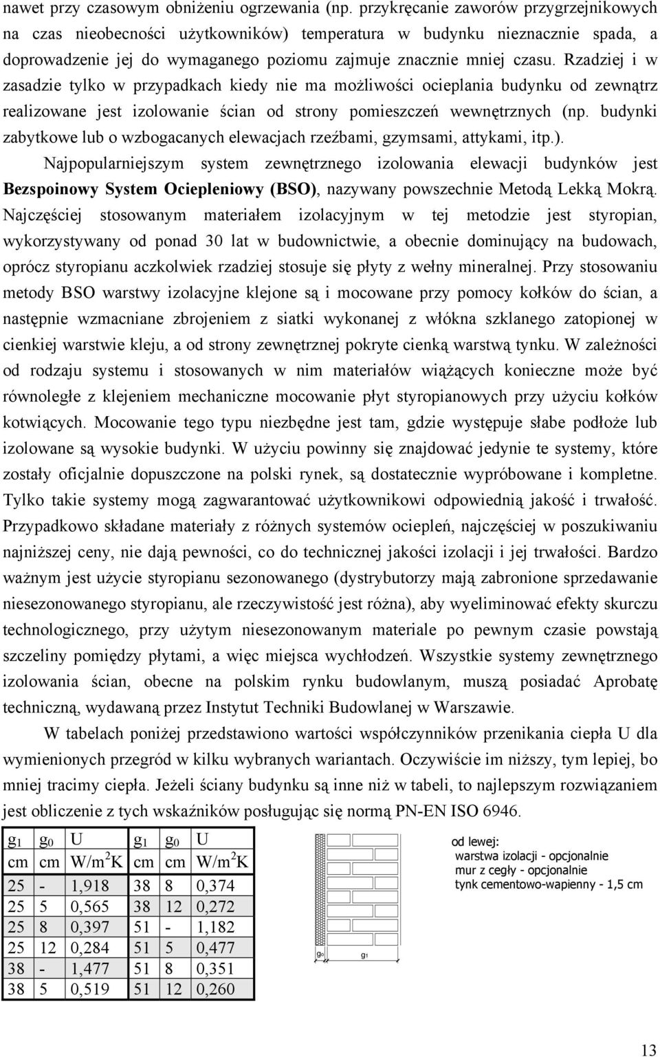 Rzadziej i w zasadzie tylko w przypadkach kiedy nie ma możliwości ocieplania budynku od zewnątrz realizowane jest izolowanie ścian od strony pomieszczeń wewnętrznych (np.