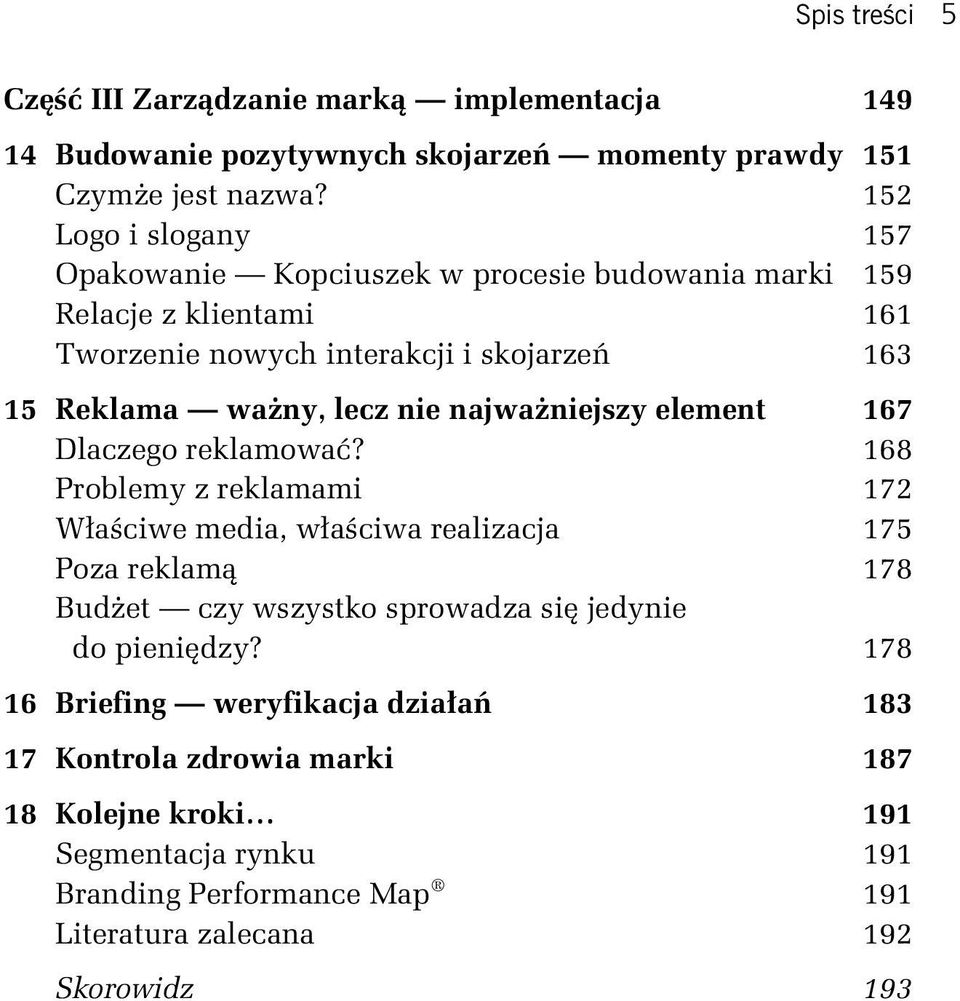 nie najważniejszy element 167 Dlaczego reklamować?