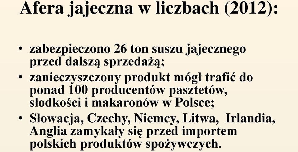 producentów pasztetów, słodkości i makaronów w Polsce; Słowacja, Czechy,