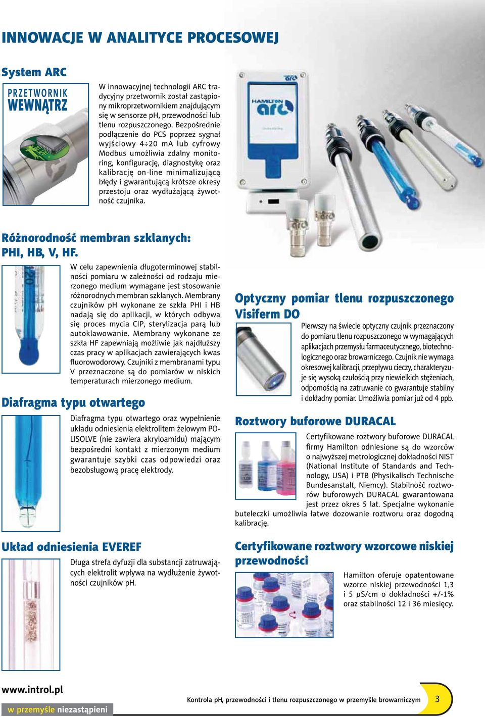 Bezpośrednie podłączenie do PCS poprzez sygnał wyjściowy 4 20 ma lub cyfrowy Modbus umożliwia zdalny monitoring, konfigurację, diagnostykę oraz kalibrację on-line minimalizującą błędy i gwarantującą