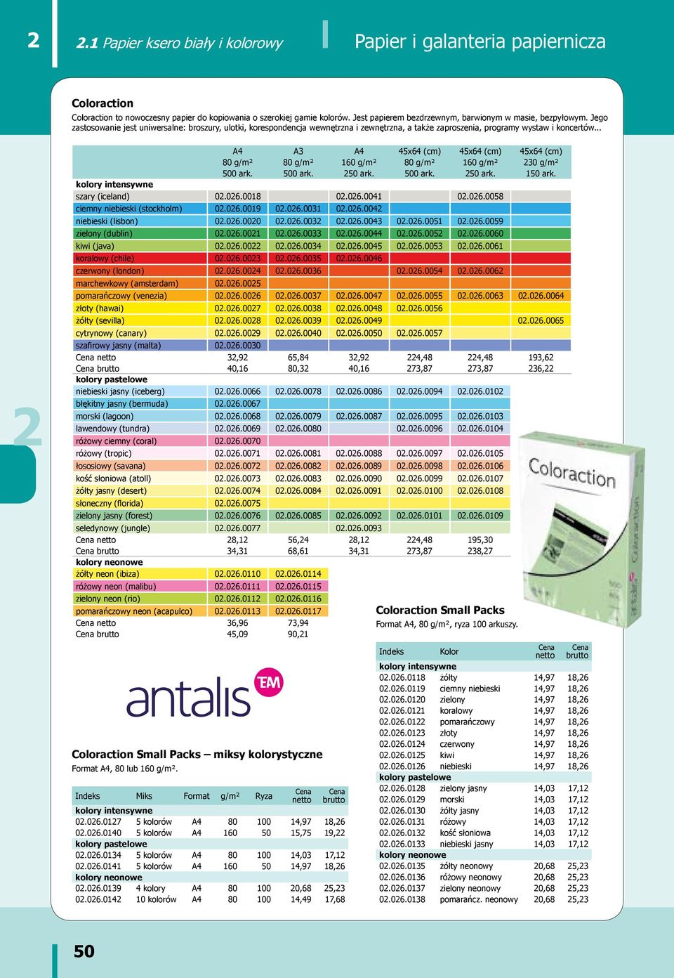 .. A4 A3 A4 45x64 (cm) 45x64 (cm) 45x64 (cm) 80 g/m² 80 g/m² 160 g/m² 80 g/m² 160 g/m² 30 g/m² 500 ark. 500 ark. 50 ark. 500 ark. 50 ark. 150 ark. kolory intensywne szary (iceland) 0.06.0018 0.06.0041 0.