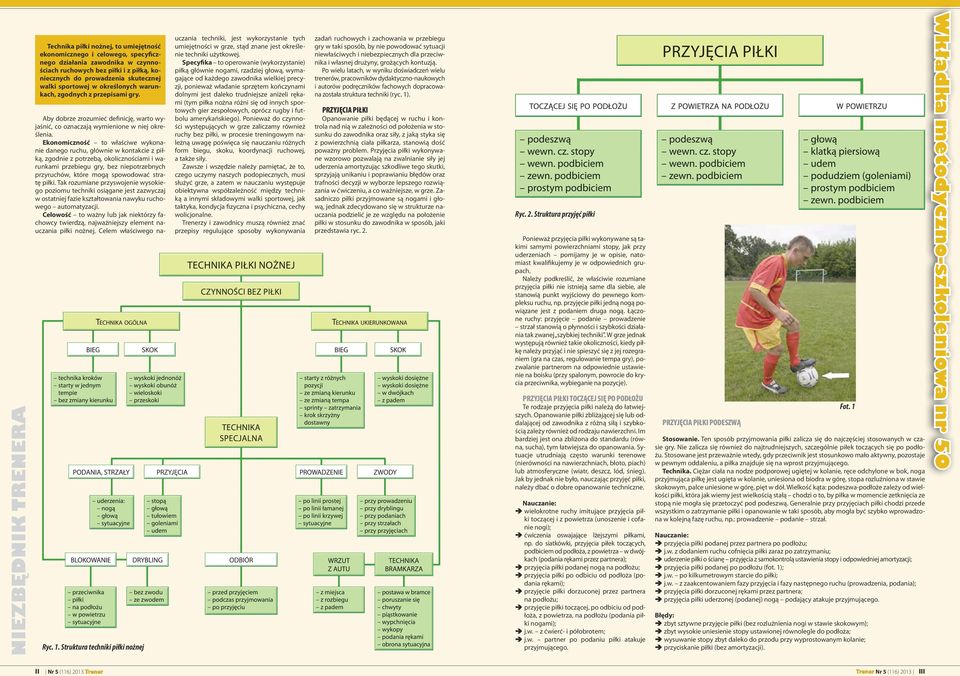 stratę piłki. Tak rozumiane przyswojenie wysokiego poziomu techniki osiągane jest zazwyczaj w ostatniej fazie kształtowania nawyku ruchowego automatyzacji.